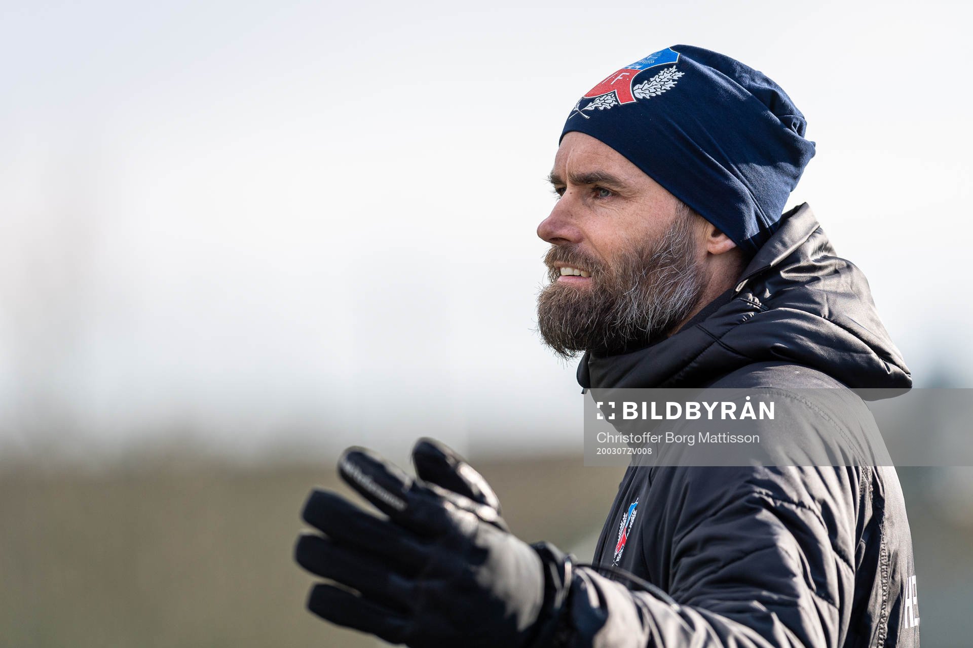 Helsingborgs tränare Olof Mellberg reagerar