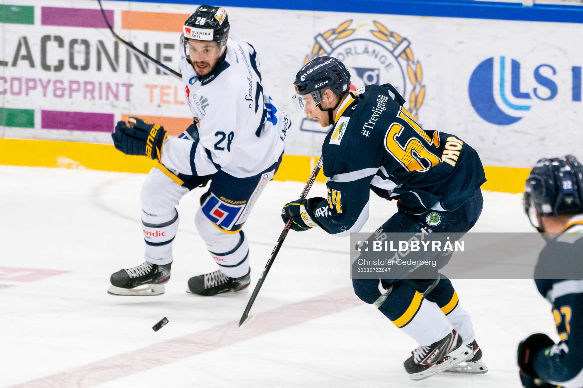 Visby/Romas Einar Engström och Borlänges Jacob Thor
