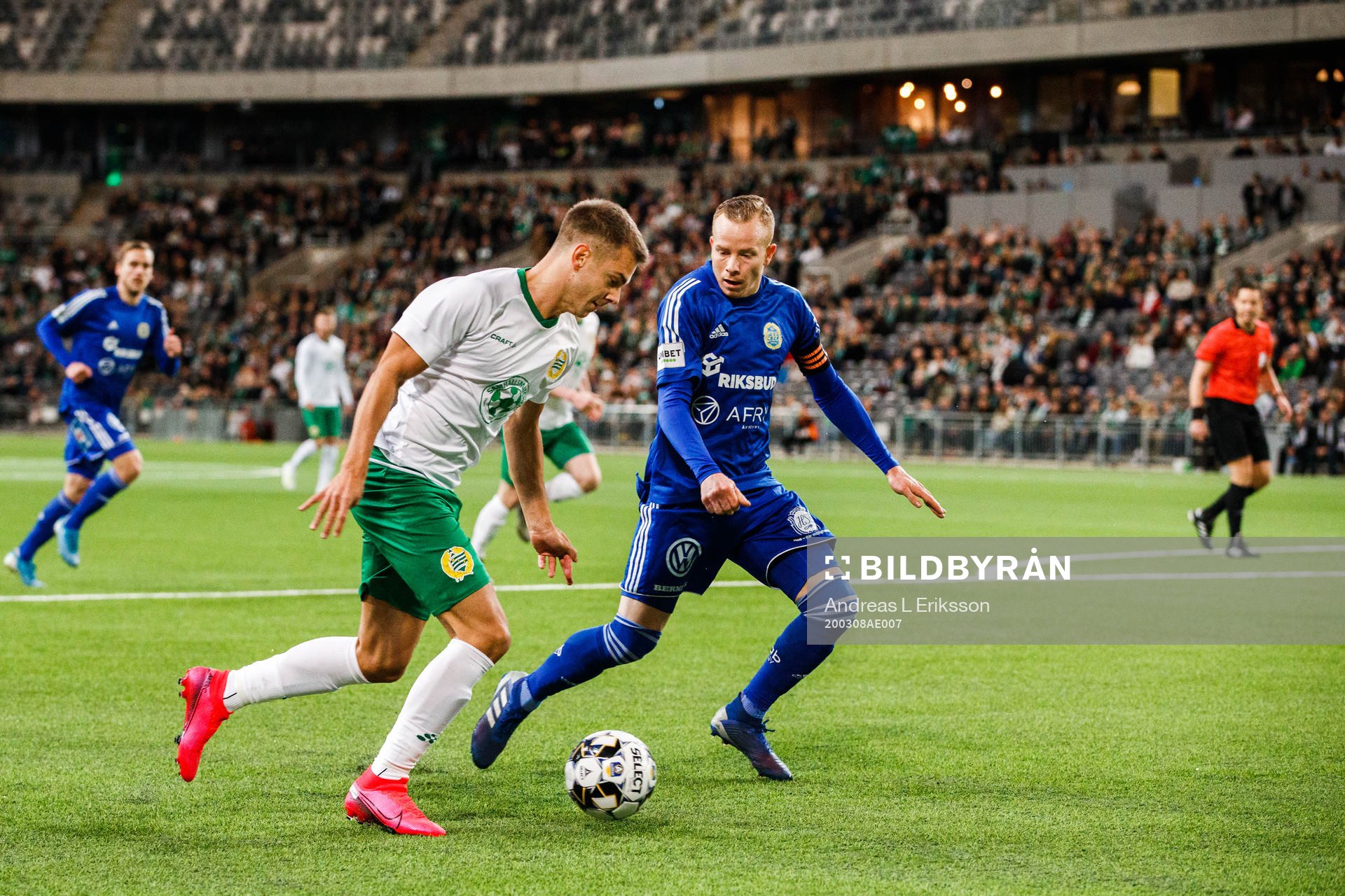 Hammarbys Alexander Kacaniklic och Sundsvalls Tobias
