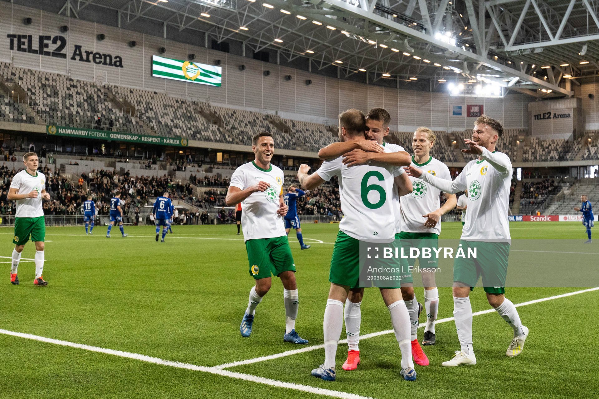 Hammarbys Darijan Bojanic jublar