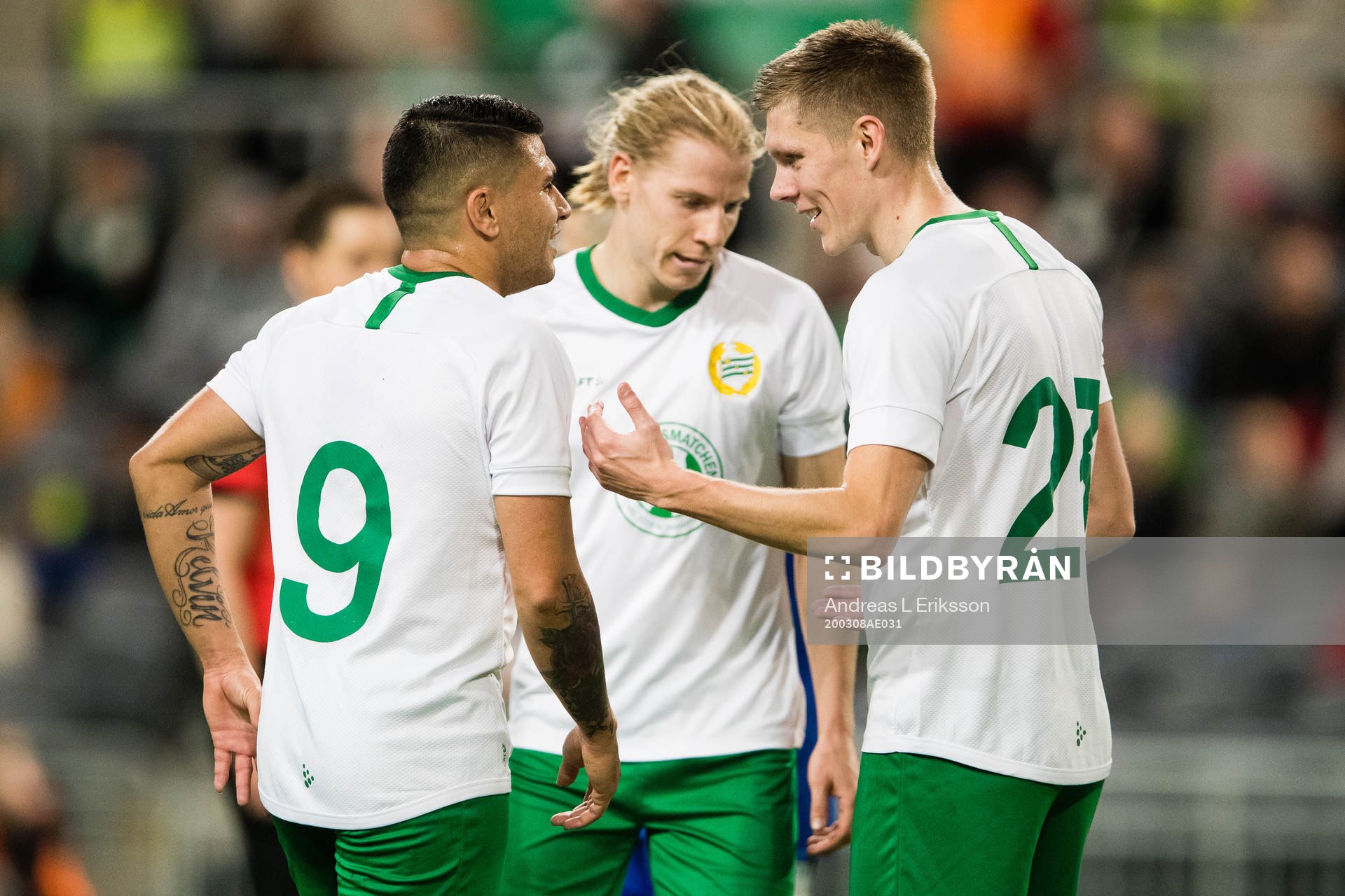Hammarbys Paulinho, Gustav Ludwigson och Aron Johannsson