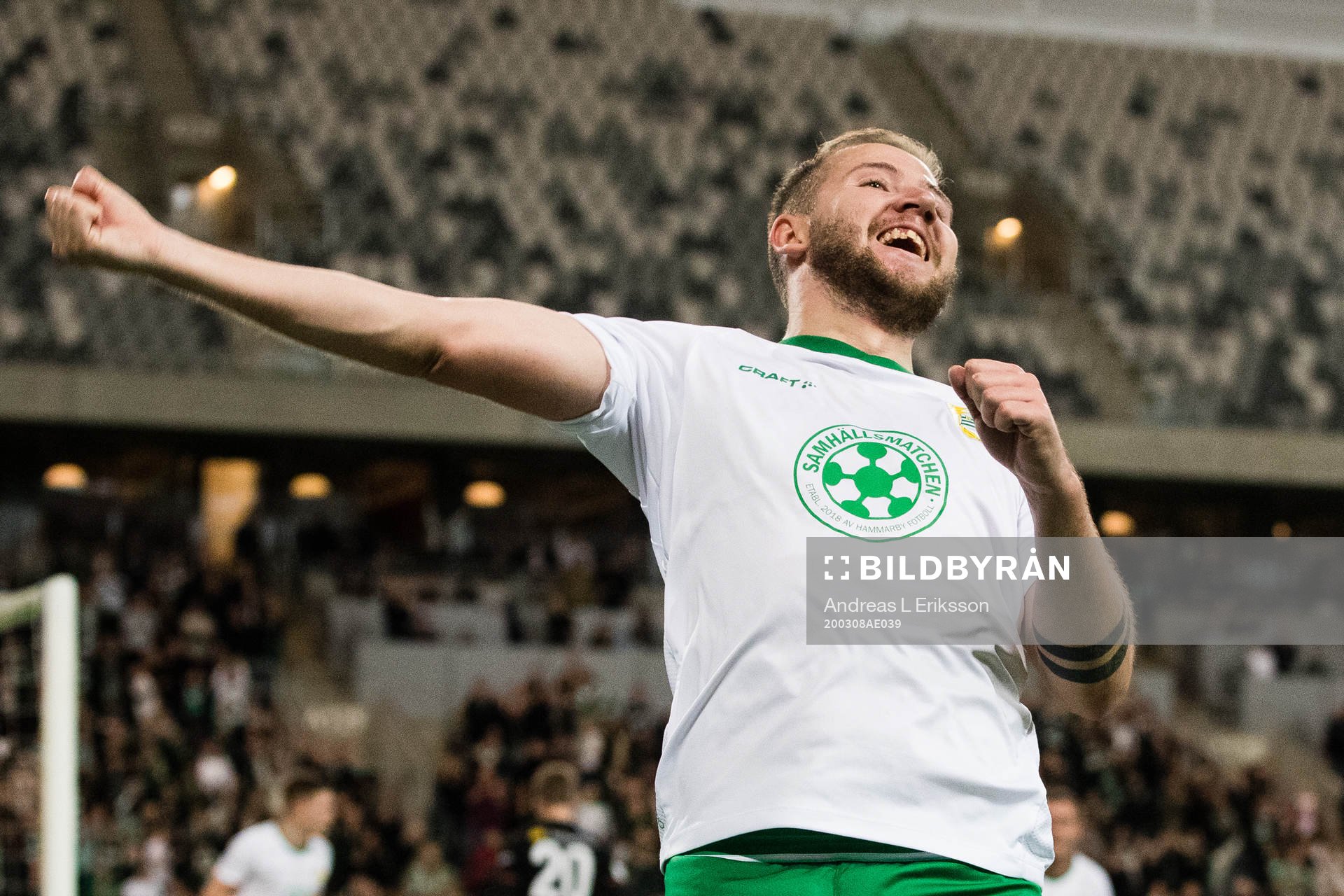 Hammarbys Darijan Bojanic jublar