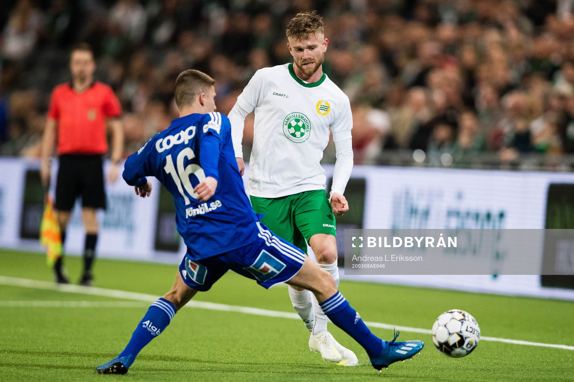 Hammarbys Dennis Widgren och Johan Andersson