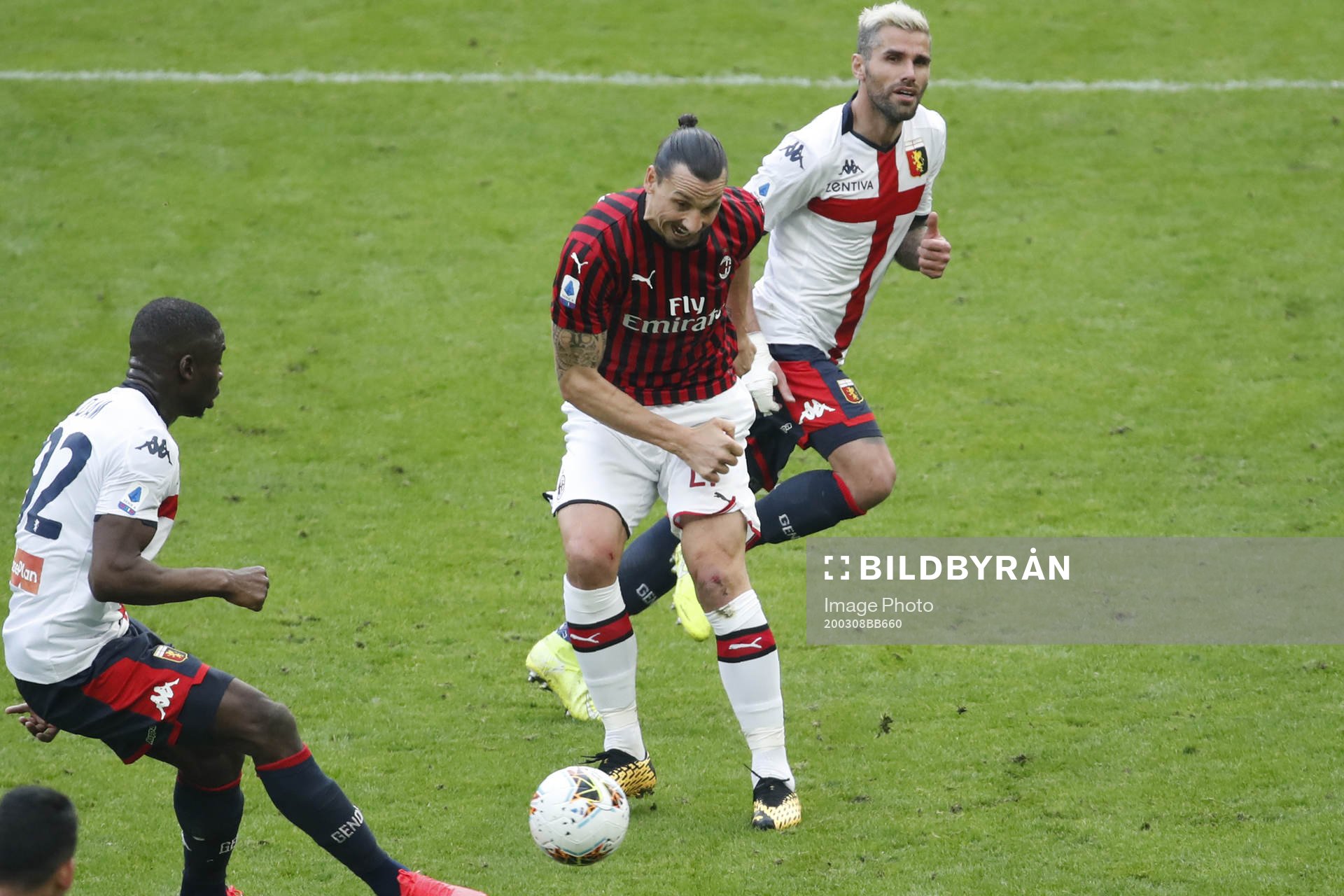 Zlatan Ibrahimovic of Milan