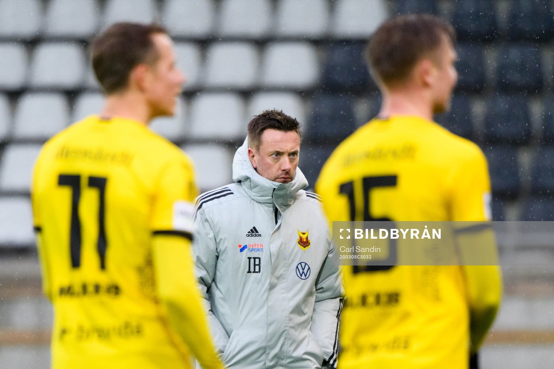 Östersunds tränare Ian Burchnall deppar