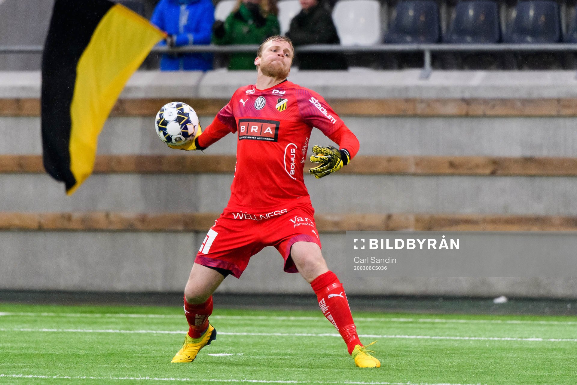 Häckens målvakt Peter Abrahamsson