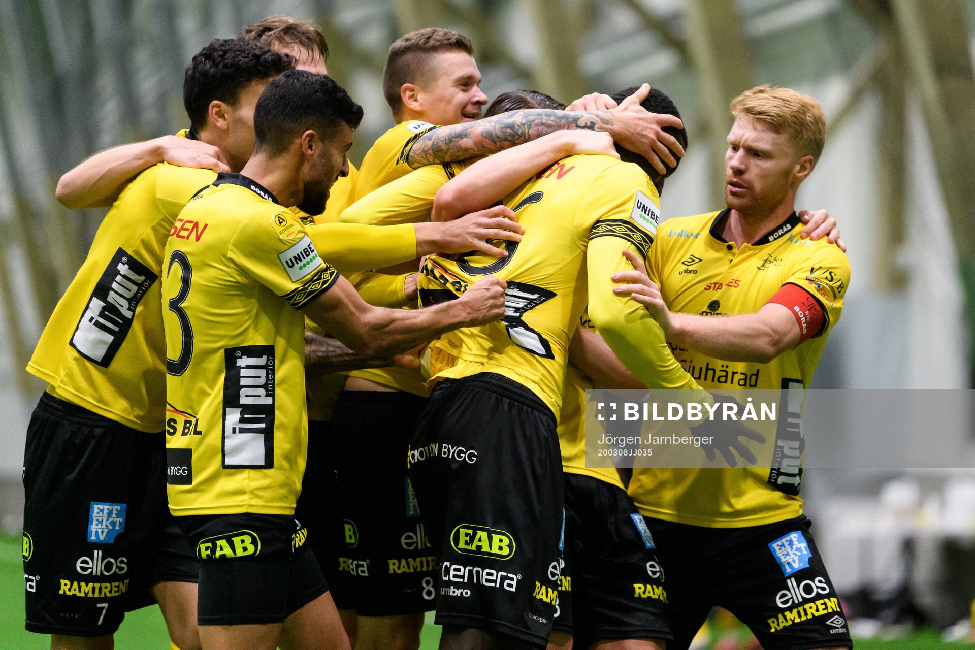 Elfsborgs spelare jublar