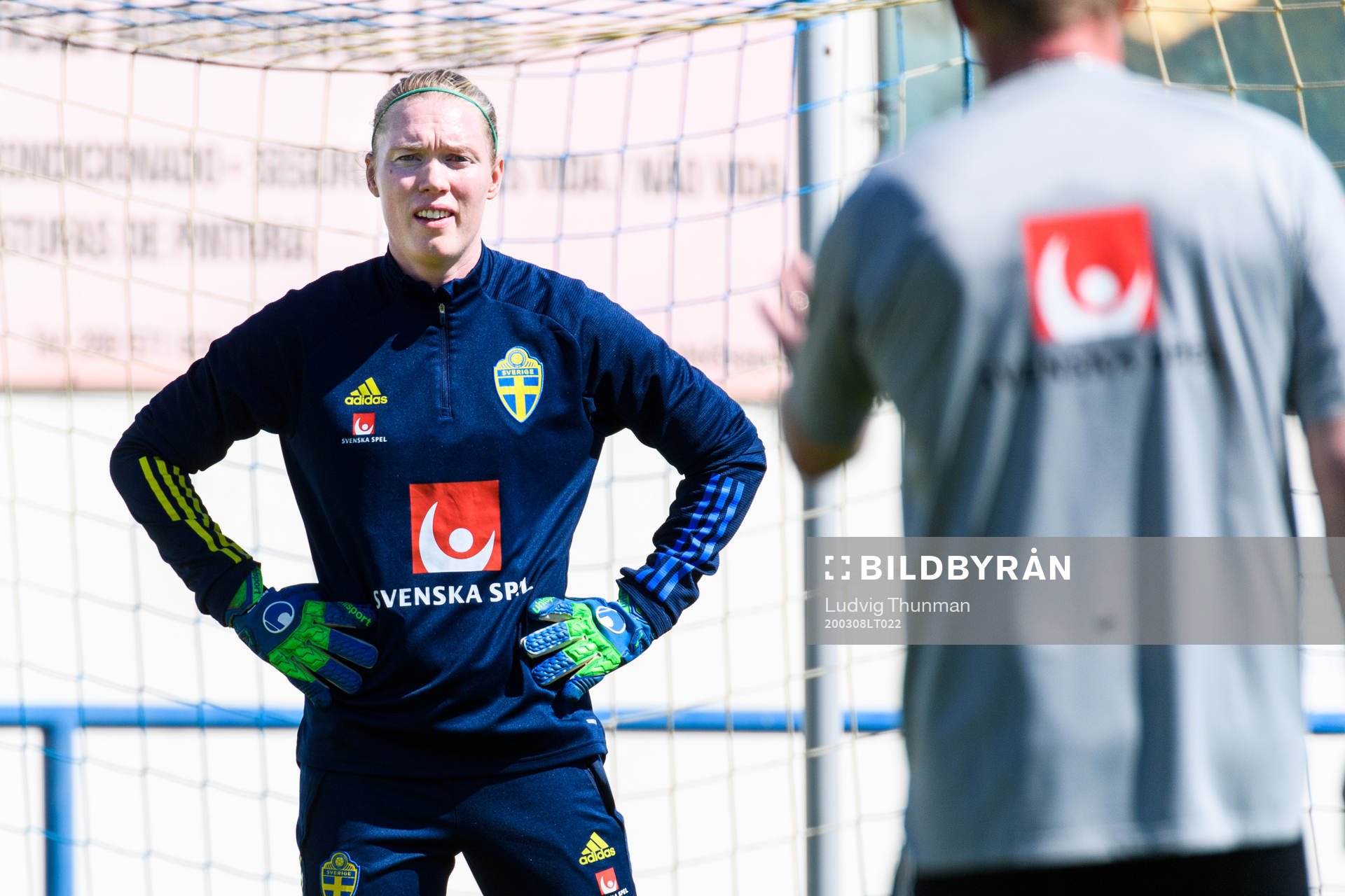 Goalkeeper Hedvig Lindahl