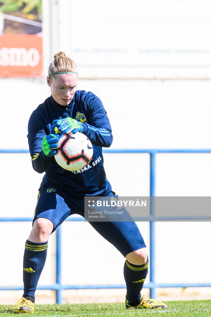 Goalkeeper Hedvig Lindahl