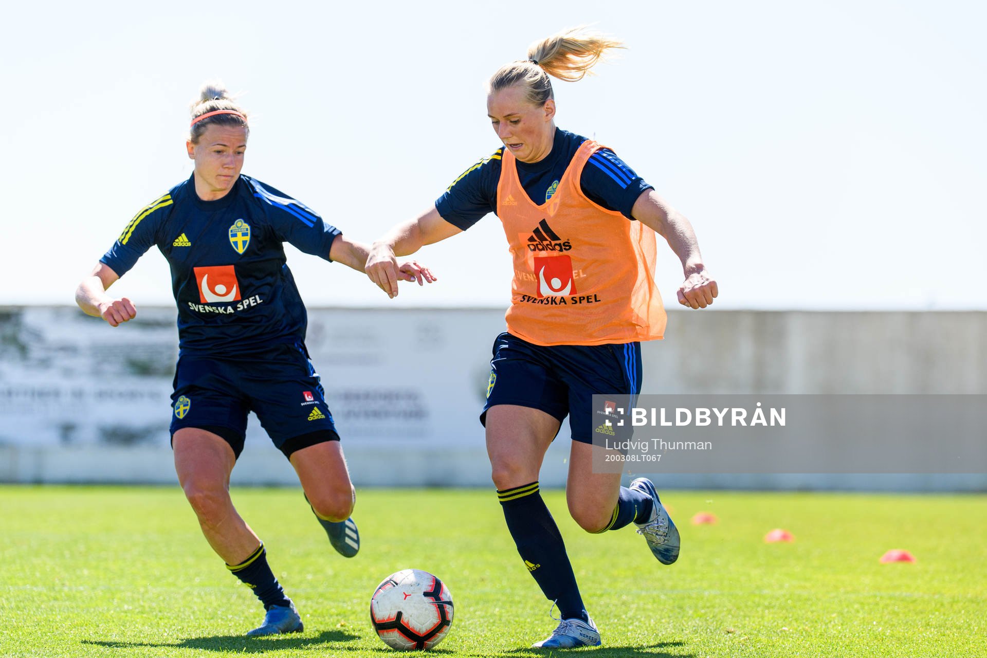 Hanna Glas and Stina Blackstenius
