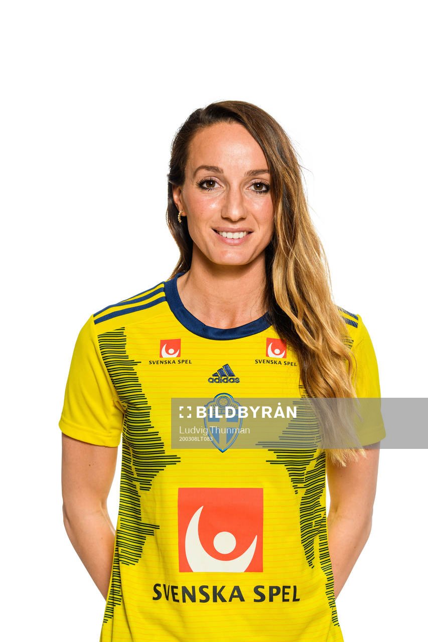 Kosovare Asllani poses for a portrait