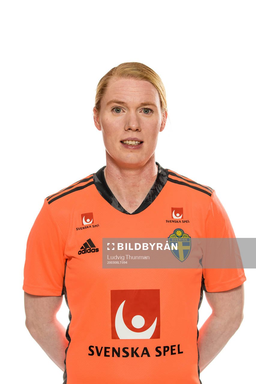 Goalkeeper Hedvig Lindahl poses for a portrait
