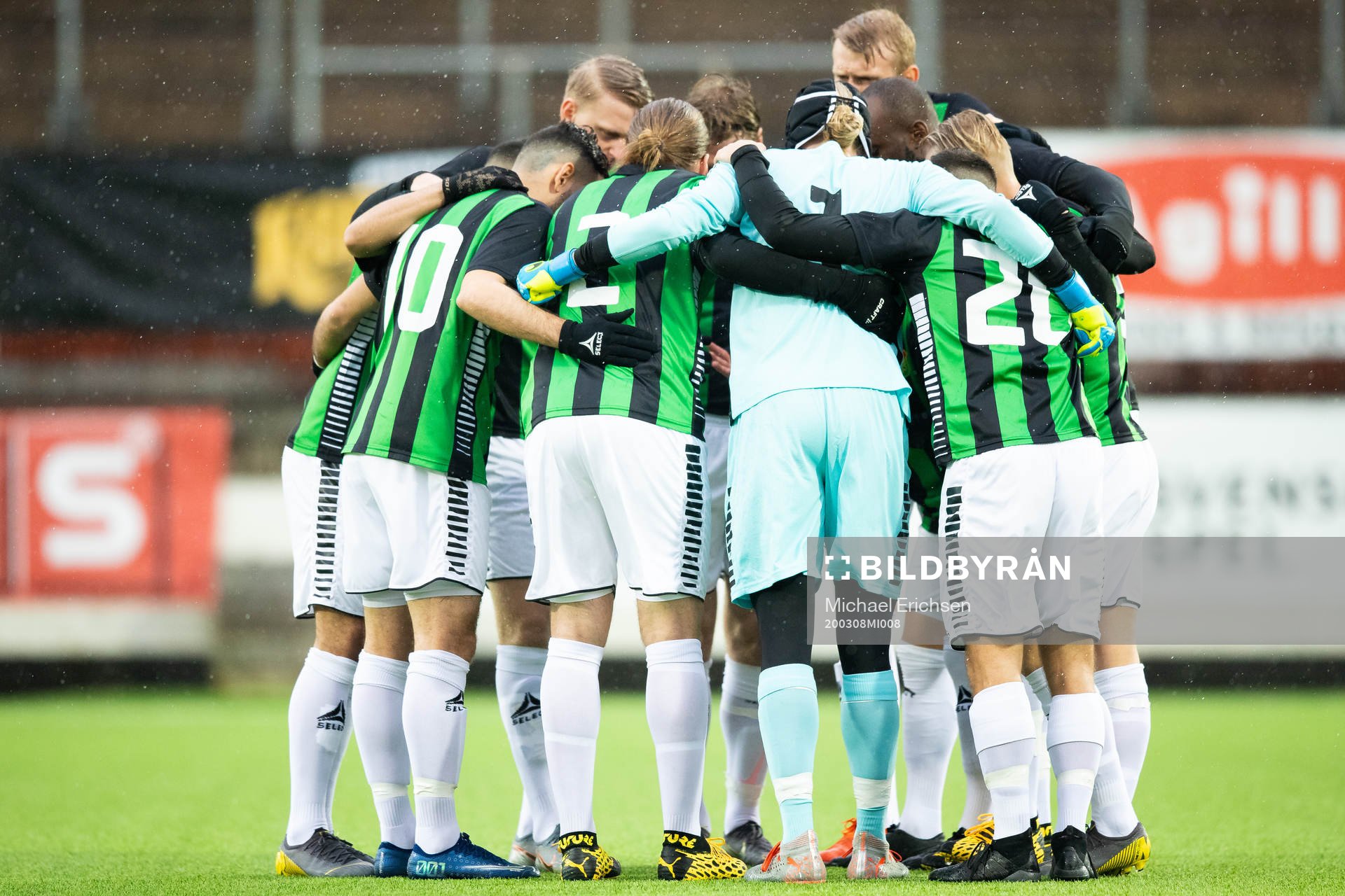 GAIS samlade innan fotbollsmatchen i Svenska Cupen mellan
