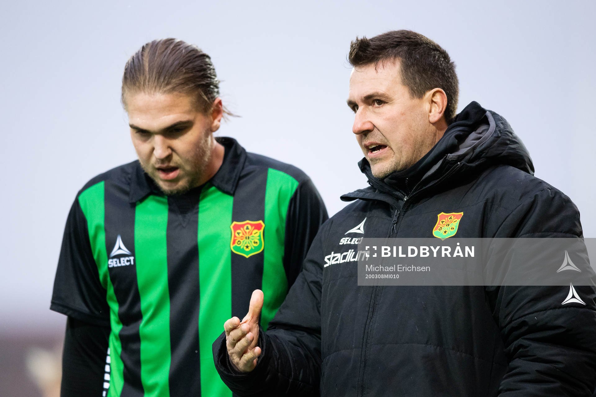 Gais Charlie Weberg och tränare Stefan Jacobsson