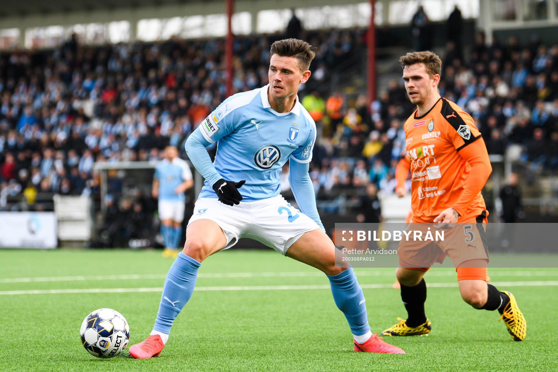 Malmö FFs Marcus Antonsson och AFC Eskilstunas Jesper Manns