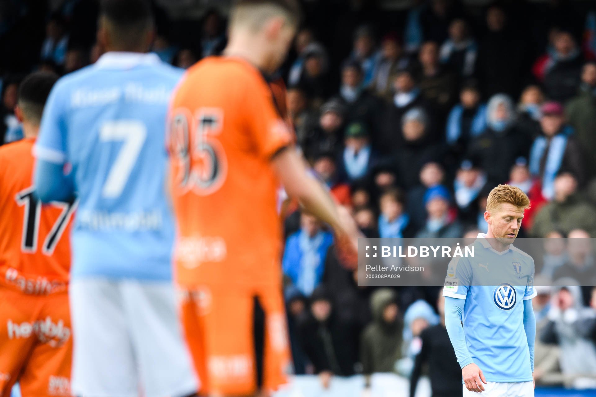 Malmö FFs Anders Christiansen deppar