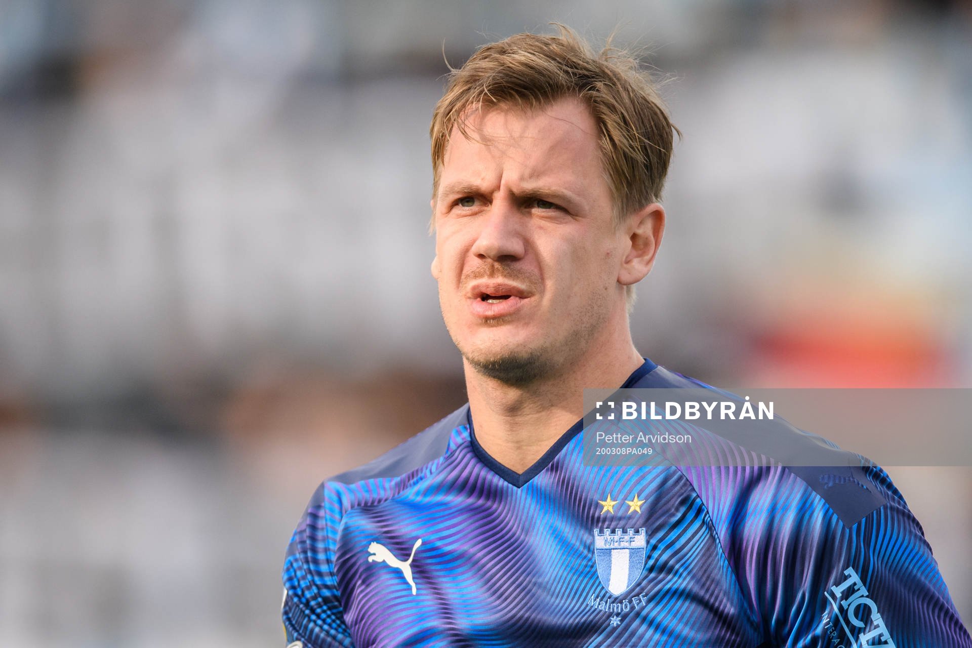 Malmö FFs målvakt Johan Dahlin