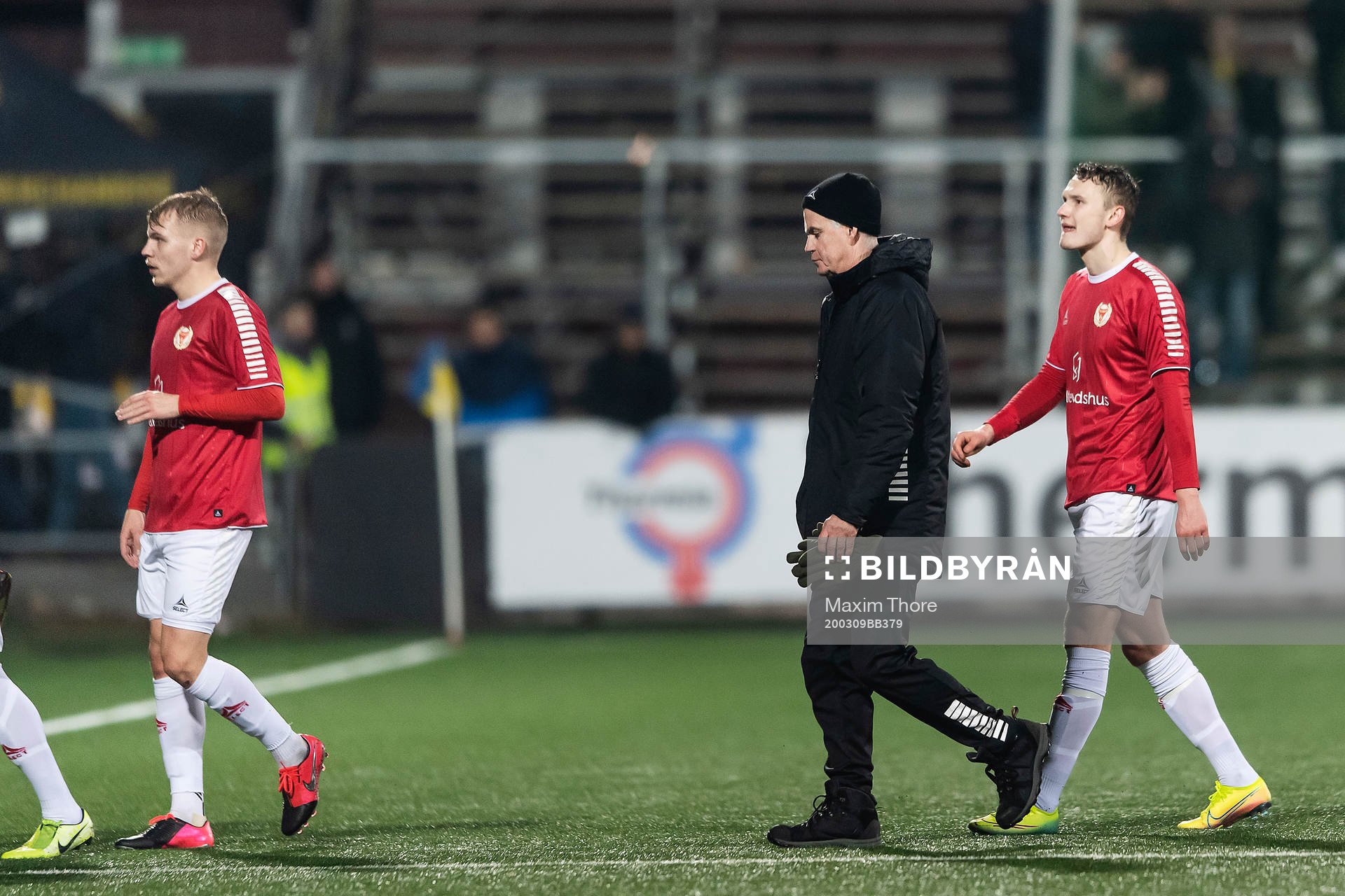 Kalmars tränare Nanne Bergstrand deppar