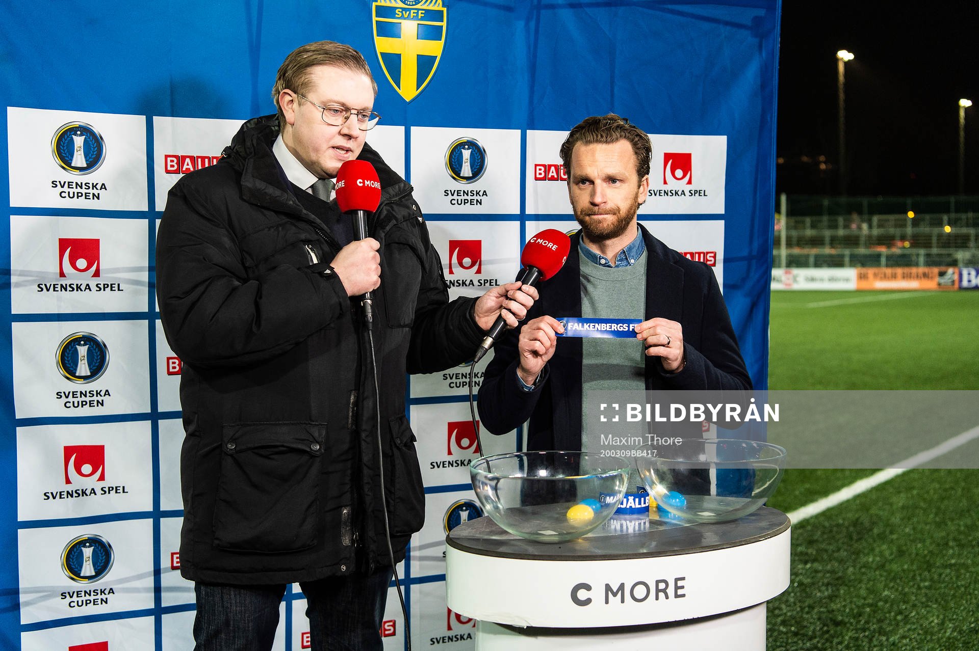 Svenska cupens kvartsfinaler lottas av Mats Lilja, Cmore,
