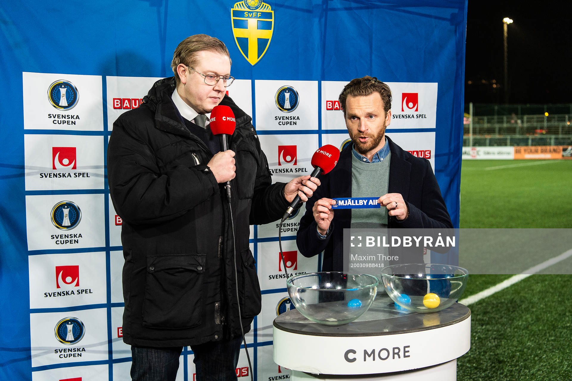 Svenska cupens kvartsfinaler lottas av Mats Lilja, Cmore,