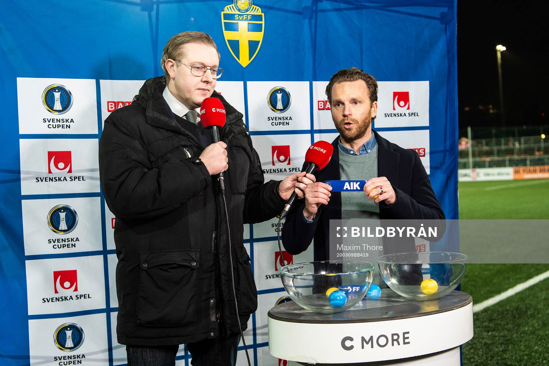 Svenska cupens kvartsfinaler lottas av Mats Lilja, Cmore,