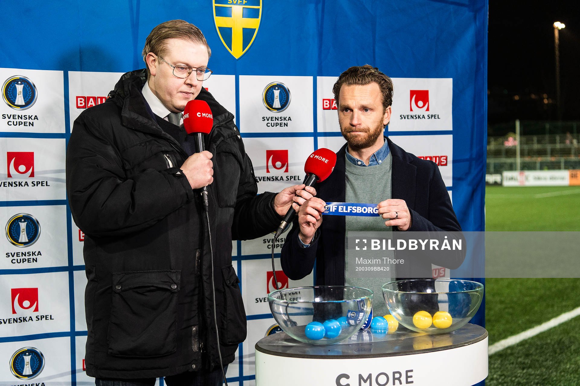 Svenska cupens kvartsfinaler lottas av Mats Lilja, Cmore,