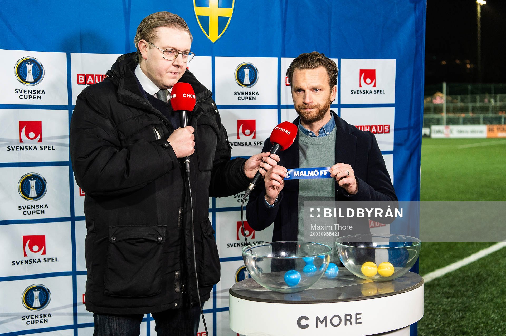 Svenska cupens kvartsfinaler lottas av Mats Lilja, Cmore,
