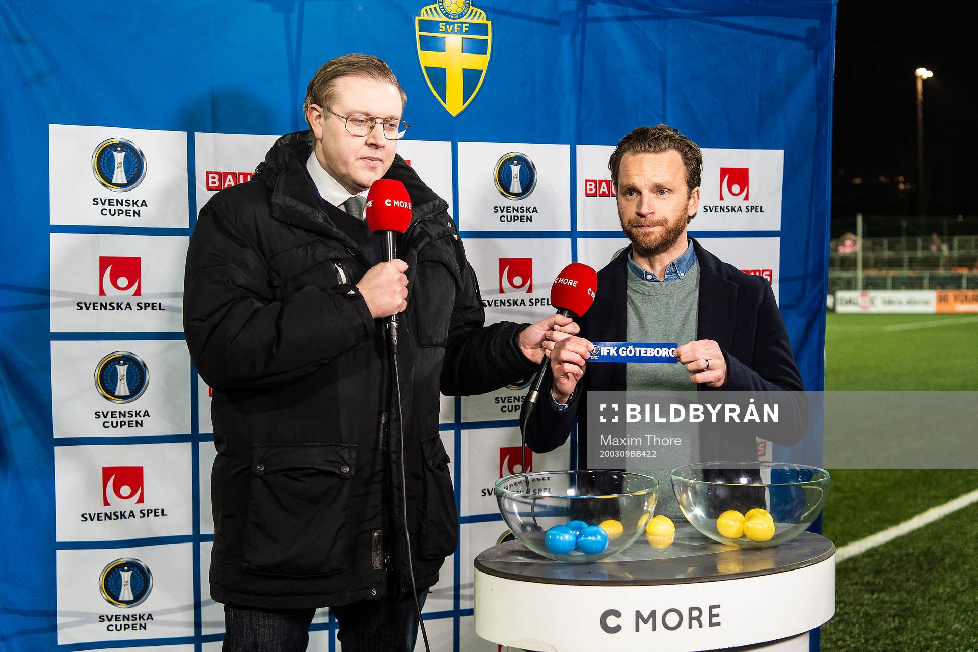 Svenska cupens kvartsfinaler lottas av Mats Lilja, Cmore,