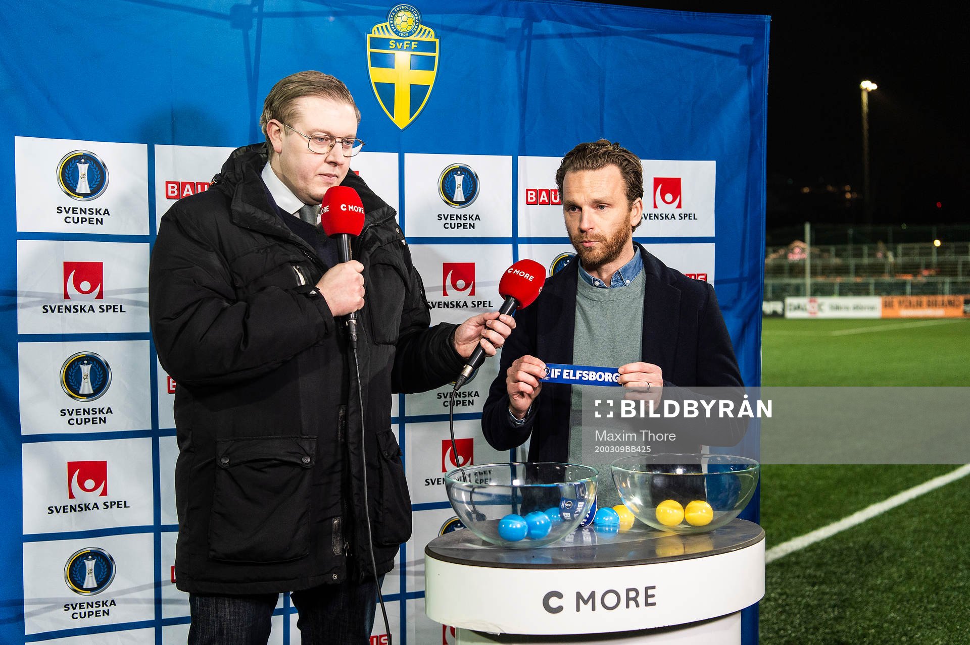Svenska cupens kvartsfinaler lottas av Mats Lilja, Cmore,