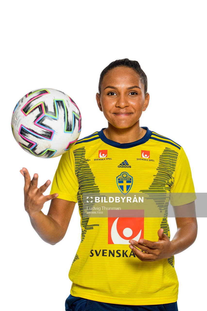 Madelen Janogy poses for a portrait