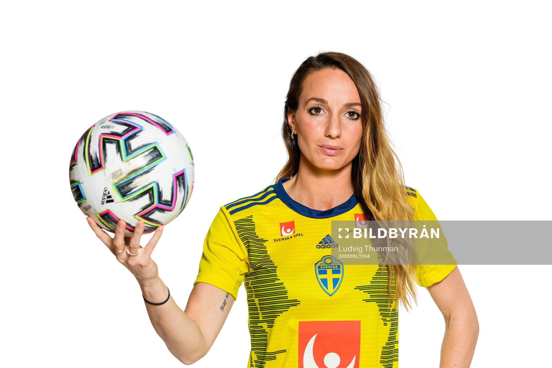 Kosovare Asllani poses for a portrait