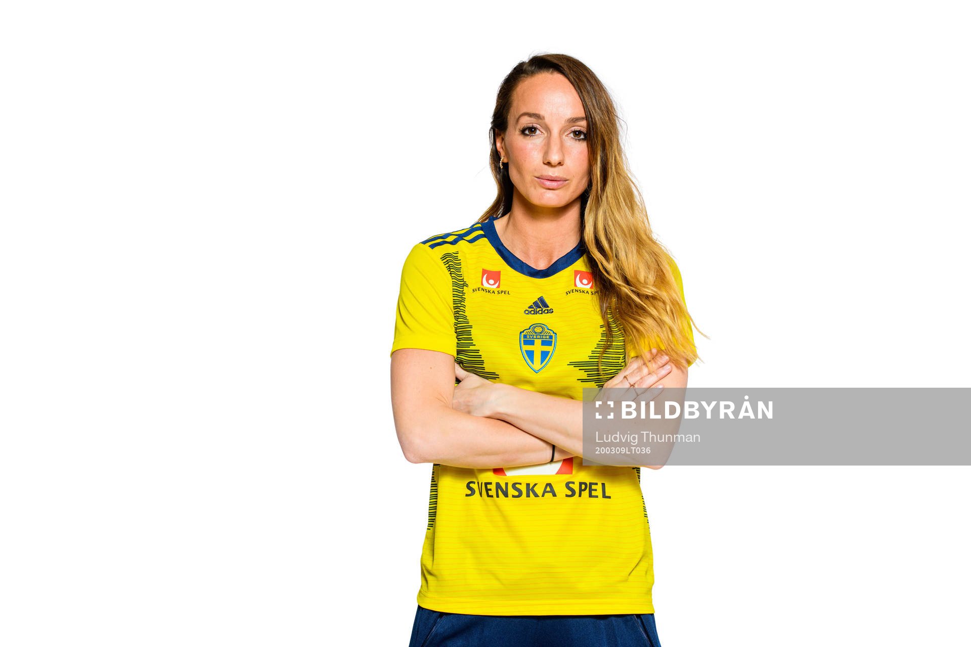 Kosovare Asllani poses for a portrait