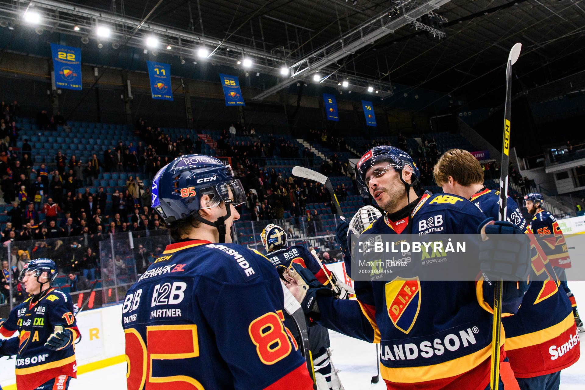 Djurgårdens Daniel Widing jublar