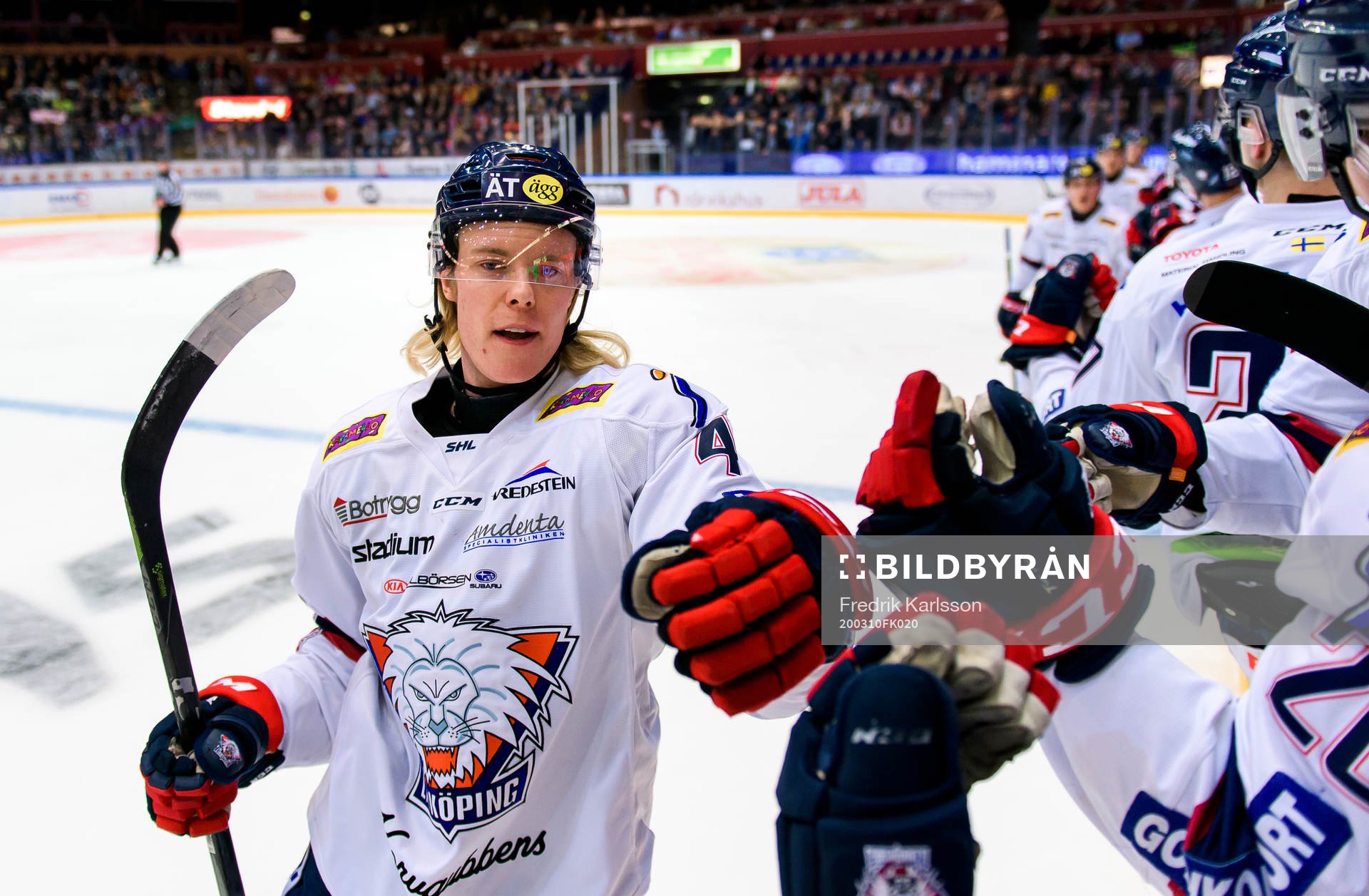 Linköpings Samuel Lofquist jublar