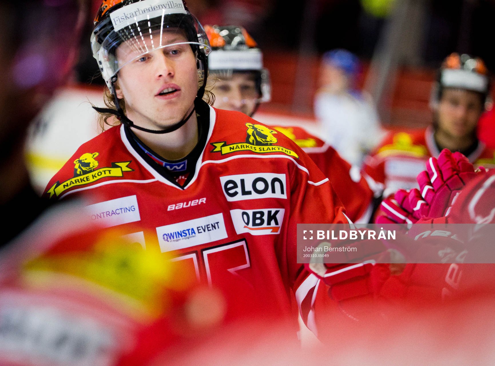 Örebros Robin Salo jublar vid 3-0