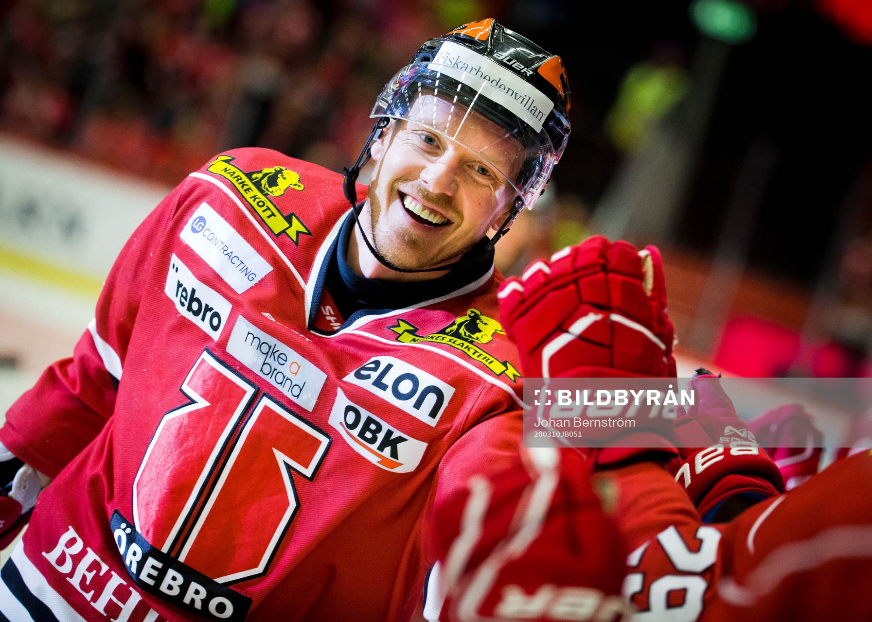 Örebros Ryan Stoa jublar vid 3-0
