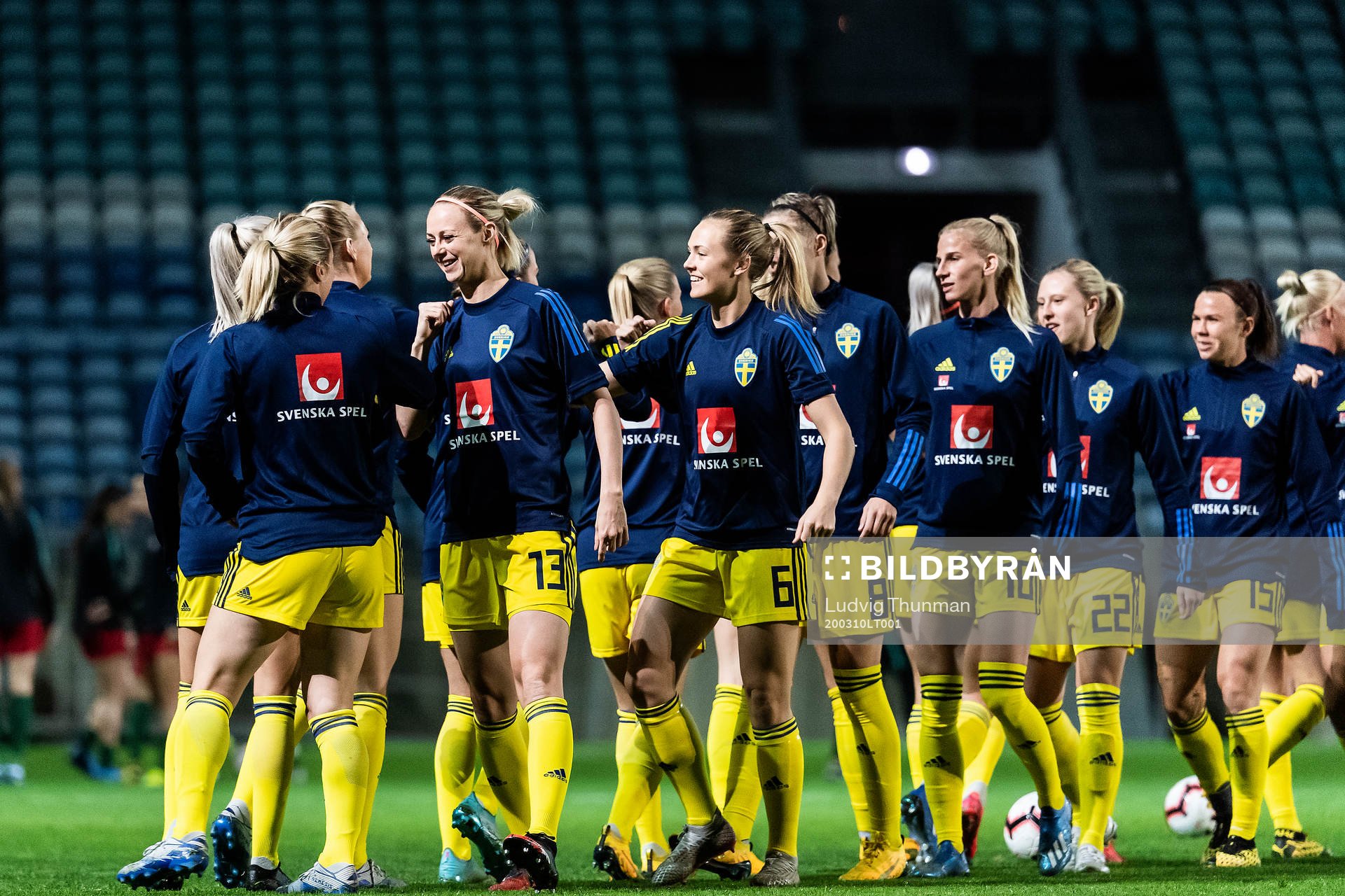 Amanda Ilestedt and Magdalena Eriksson of Sweden