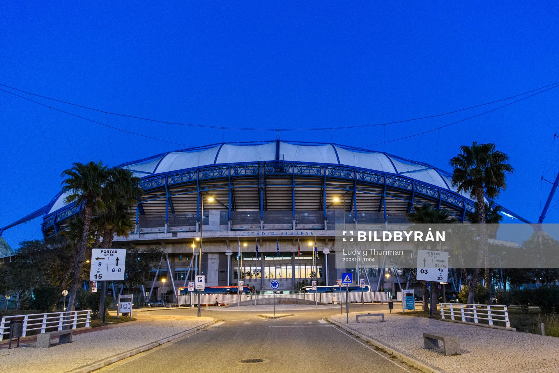 Exterior view of Algarve Stadium