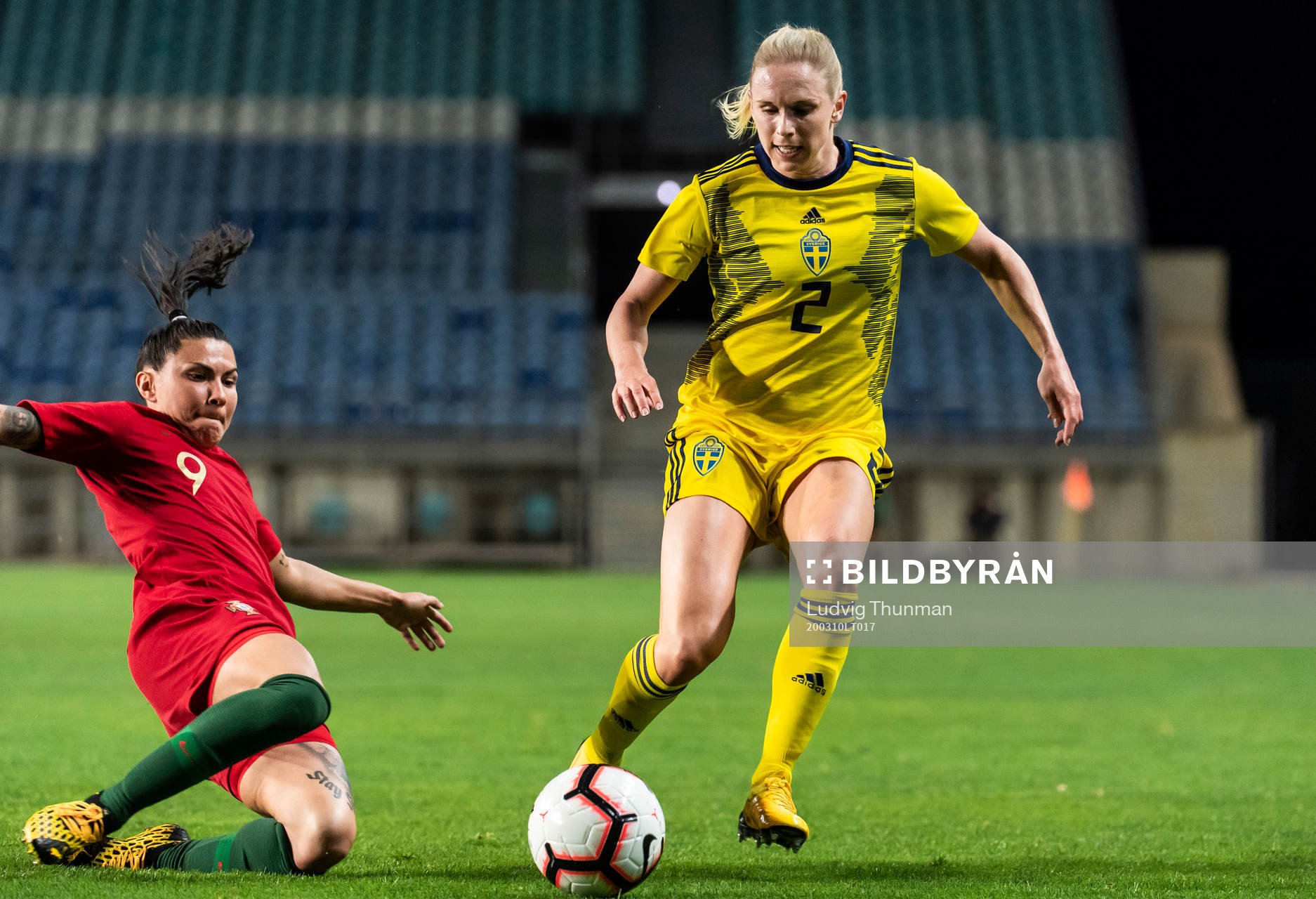 Ana Borges of Portugal and Jonna Andersson of Sweden