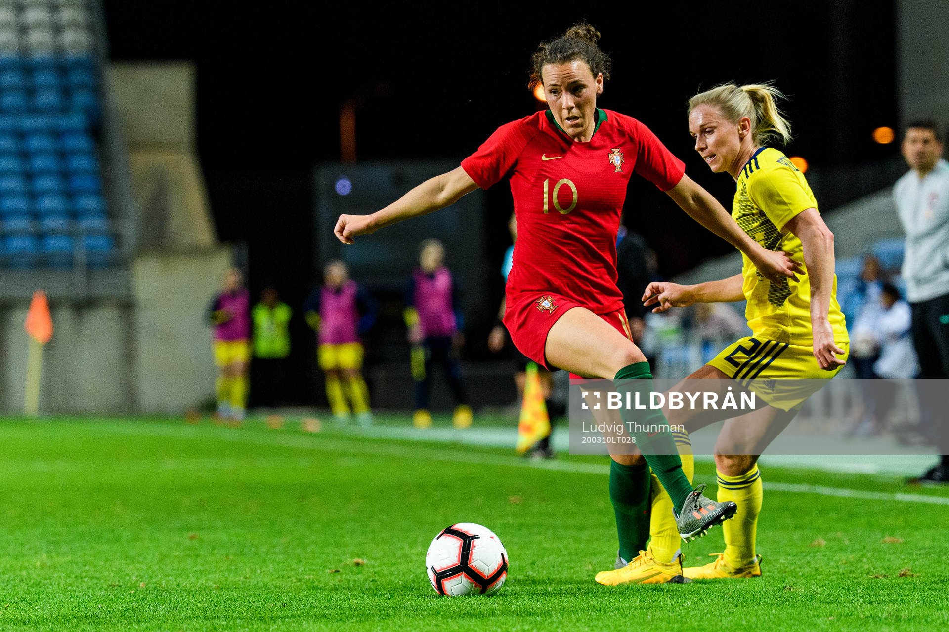 Ana Leite of Portugal and Hanna Glas of Sweden