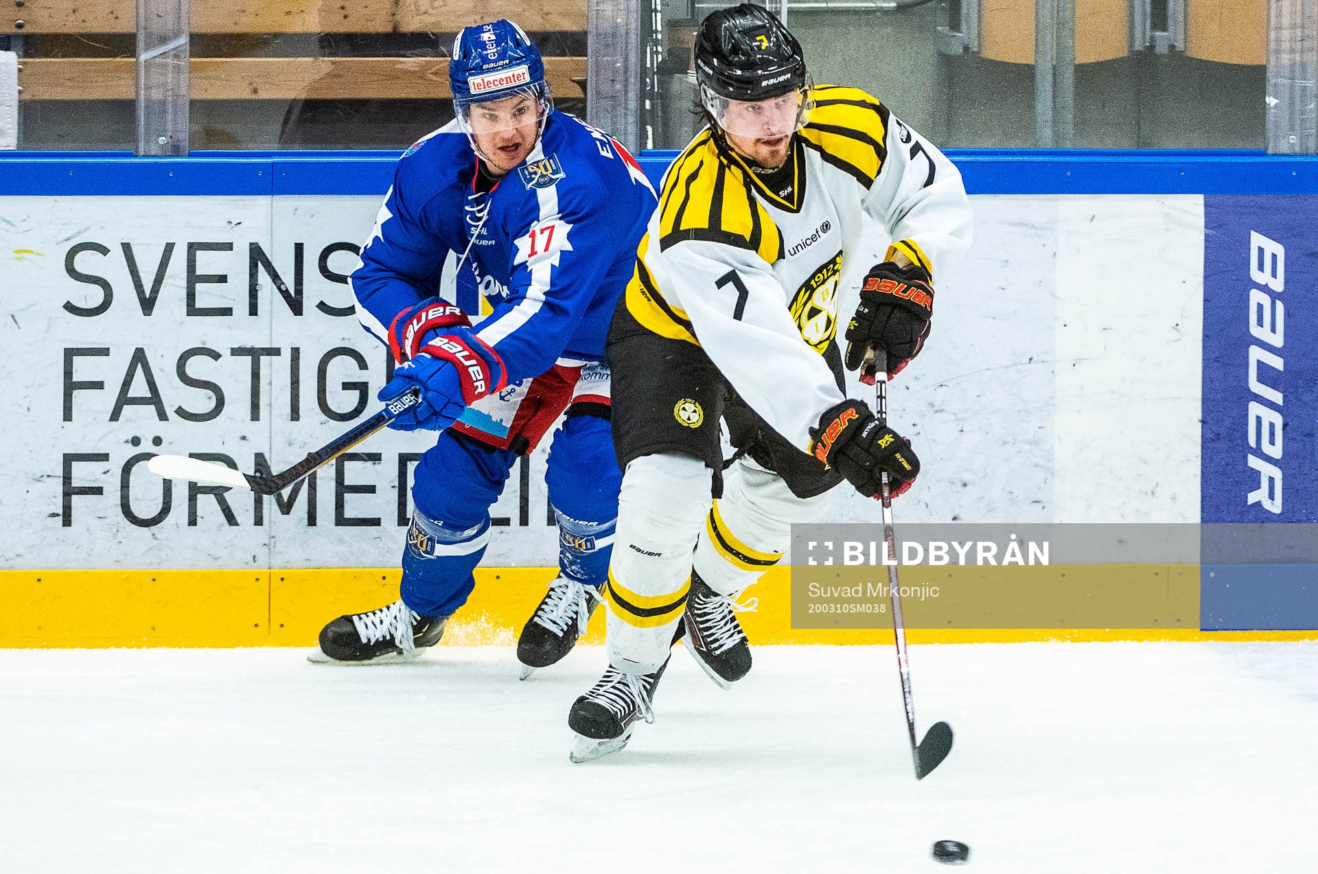 Oskarshamns Jonas Engström och Brynäs Marcus Björk