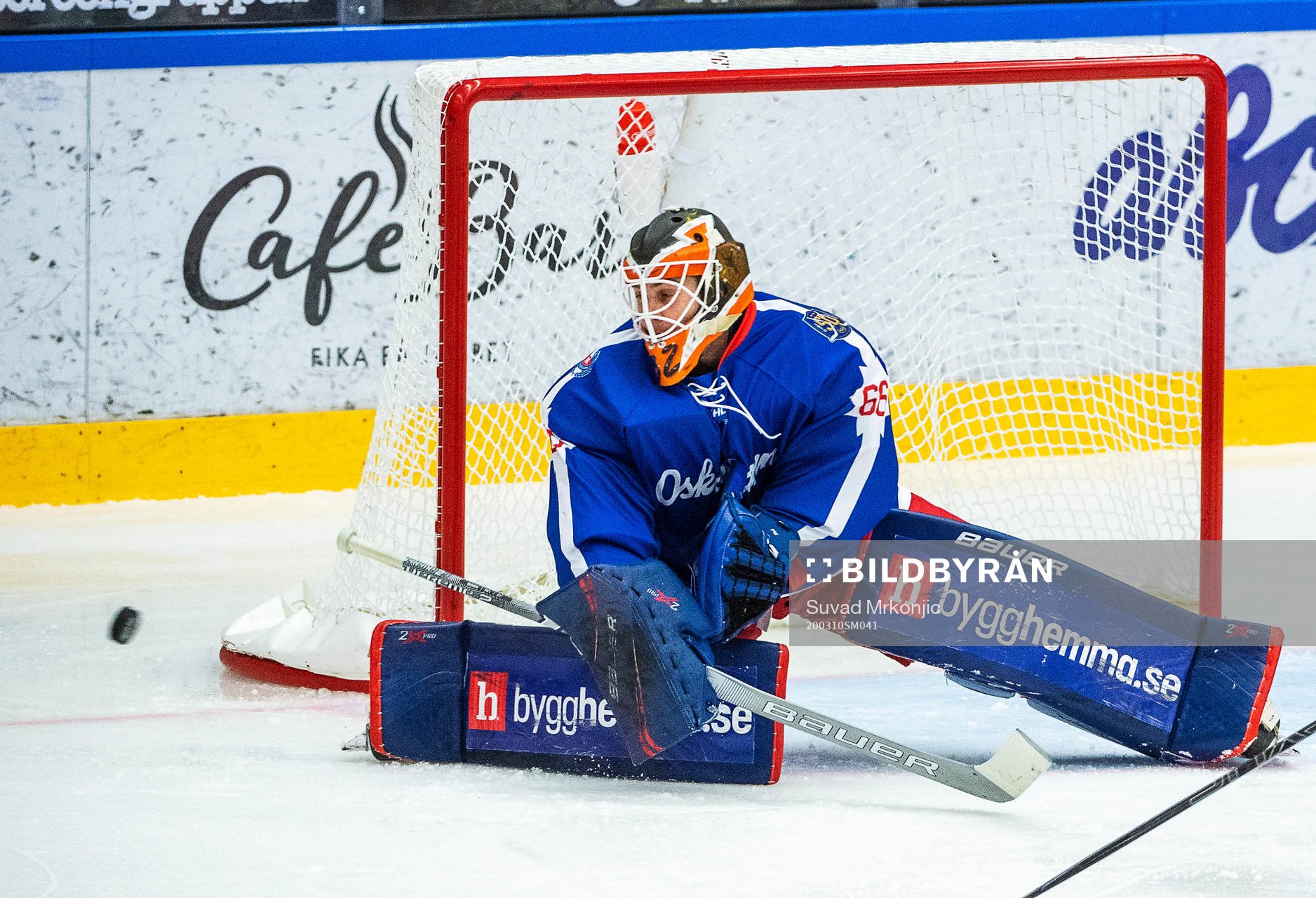 Oskarshamns målvakt Marcus Hellgren