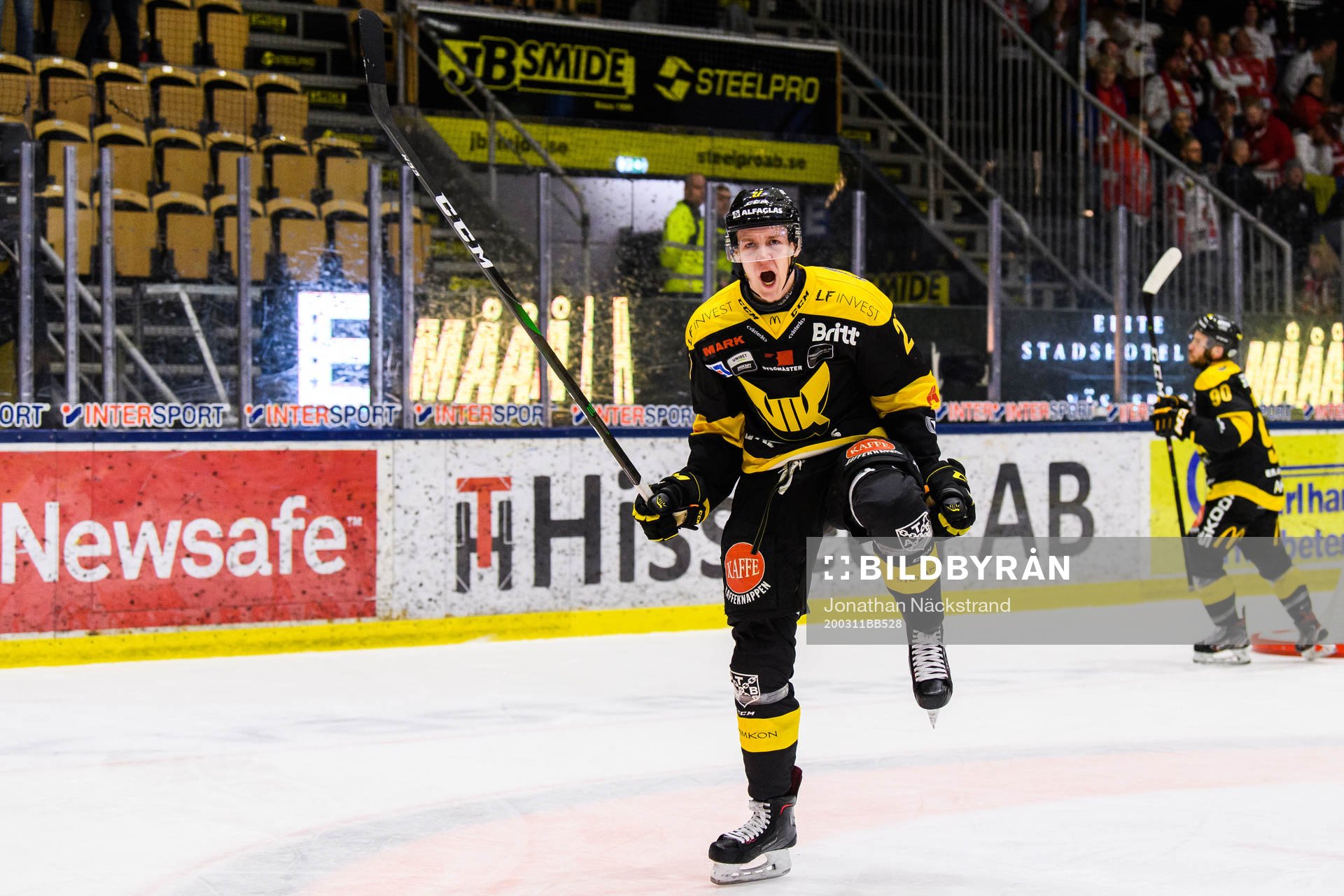 Västerås Sebastian Benker jublar