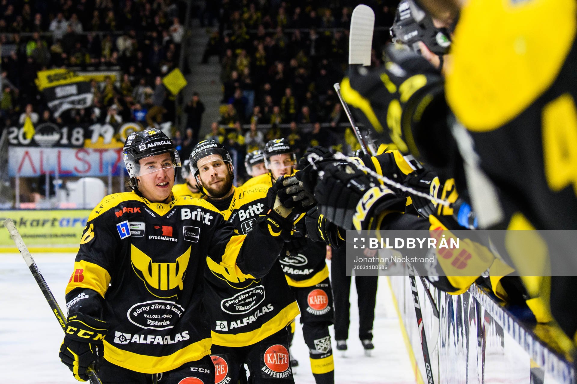 Västerås Alexander Lunsjö jublar