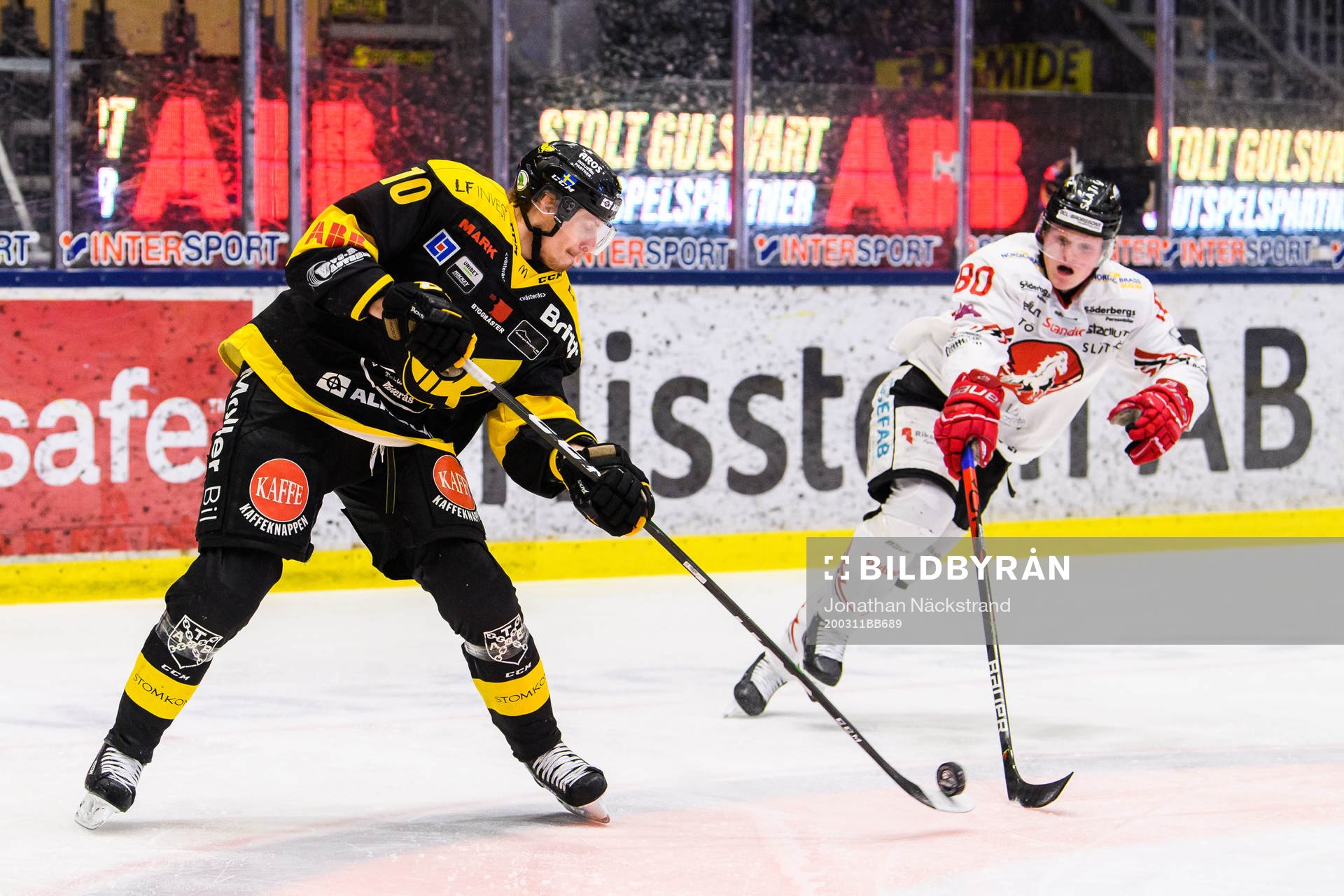 Västerås Jimmie Jansson och Vita Hästens Anton Johansson