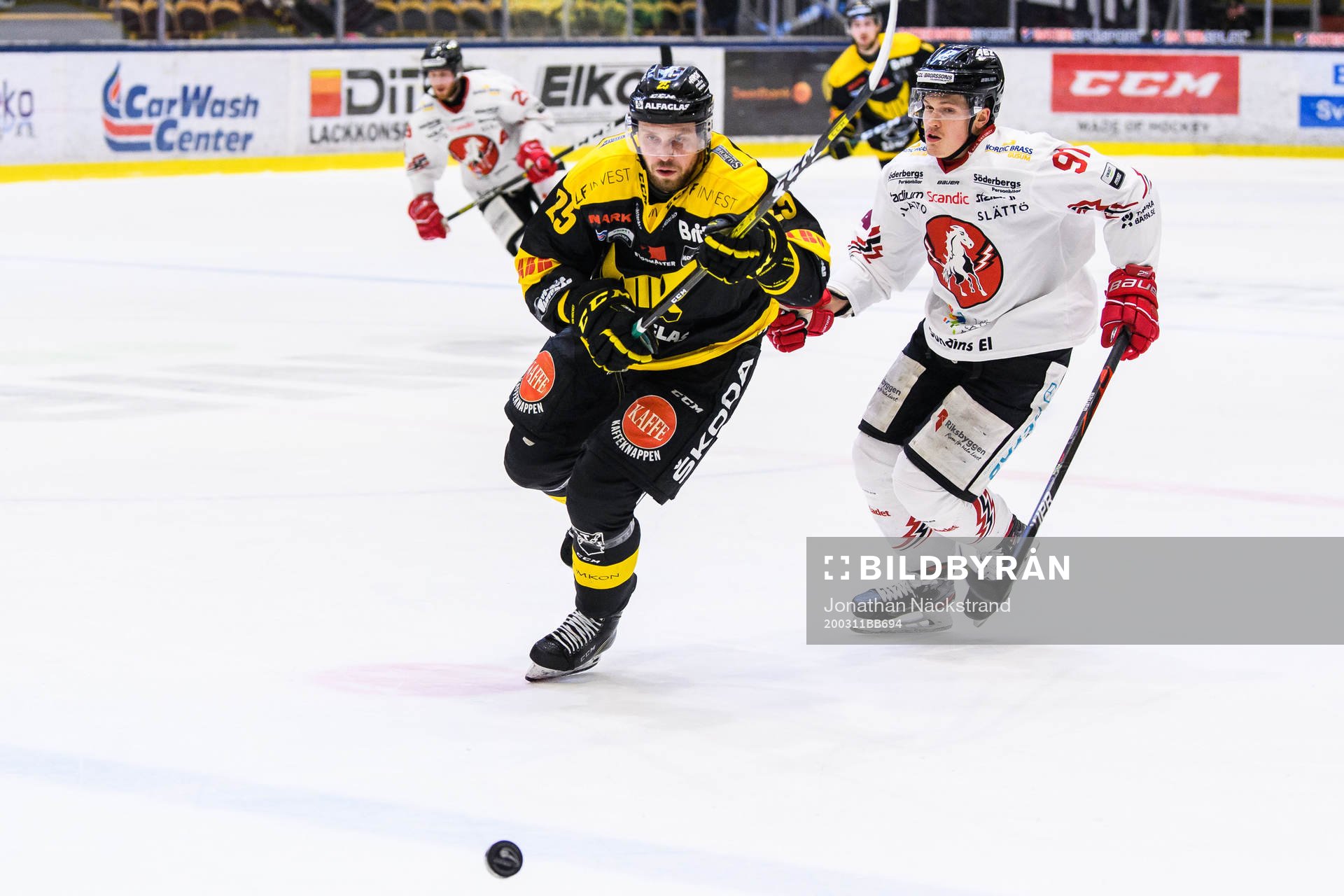 Västerås Marcus Bergman och Vita Hästens Linus Andersson
