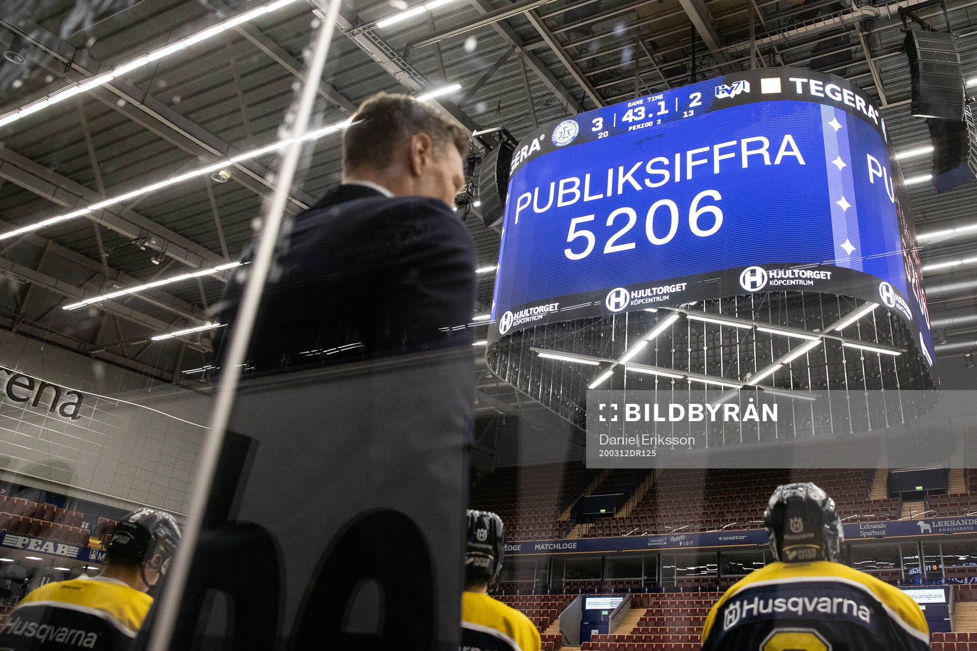 Antal sålda biljetter till kvällens match 5206 st