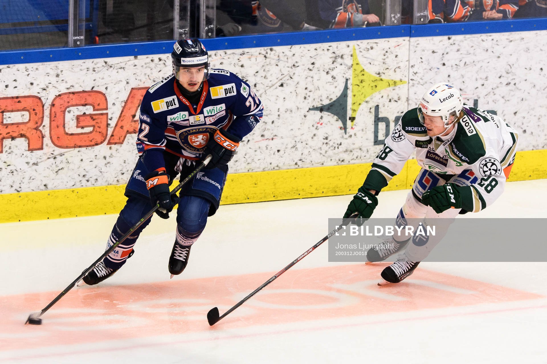 Växjös Jacob Forsbacka-Karlsson och Färjestads Axel