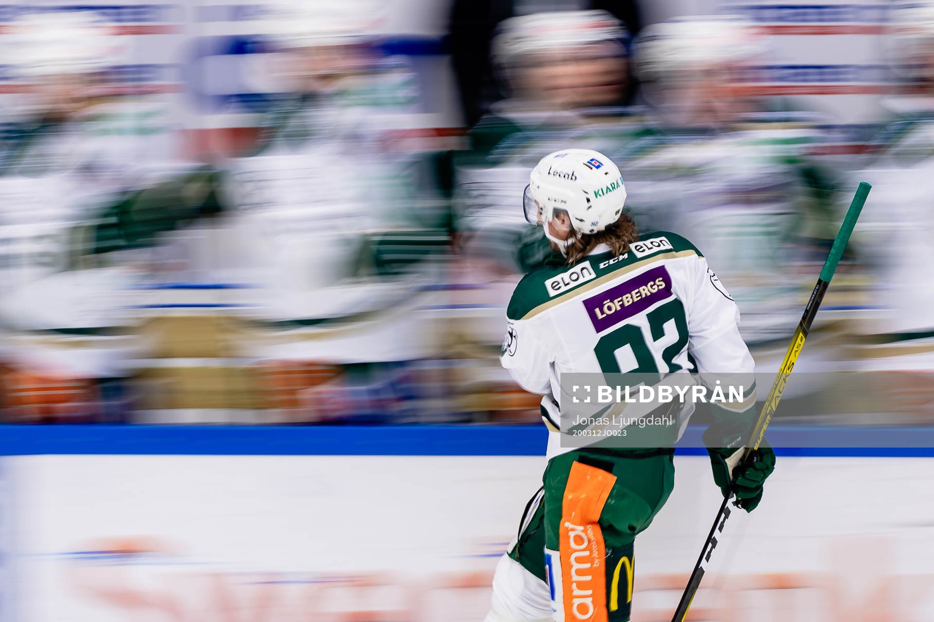 Färjestads Jesper Olofsson jublar