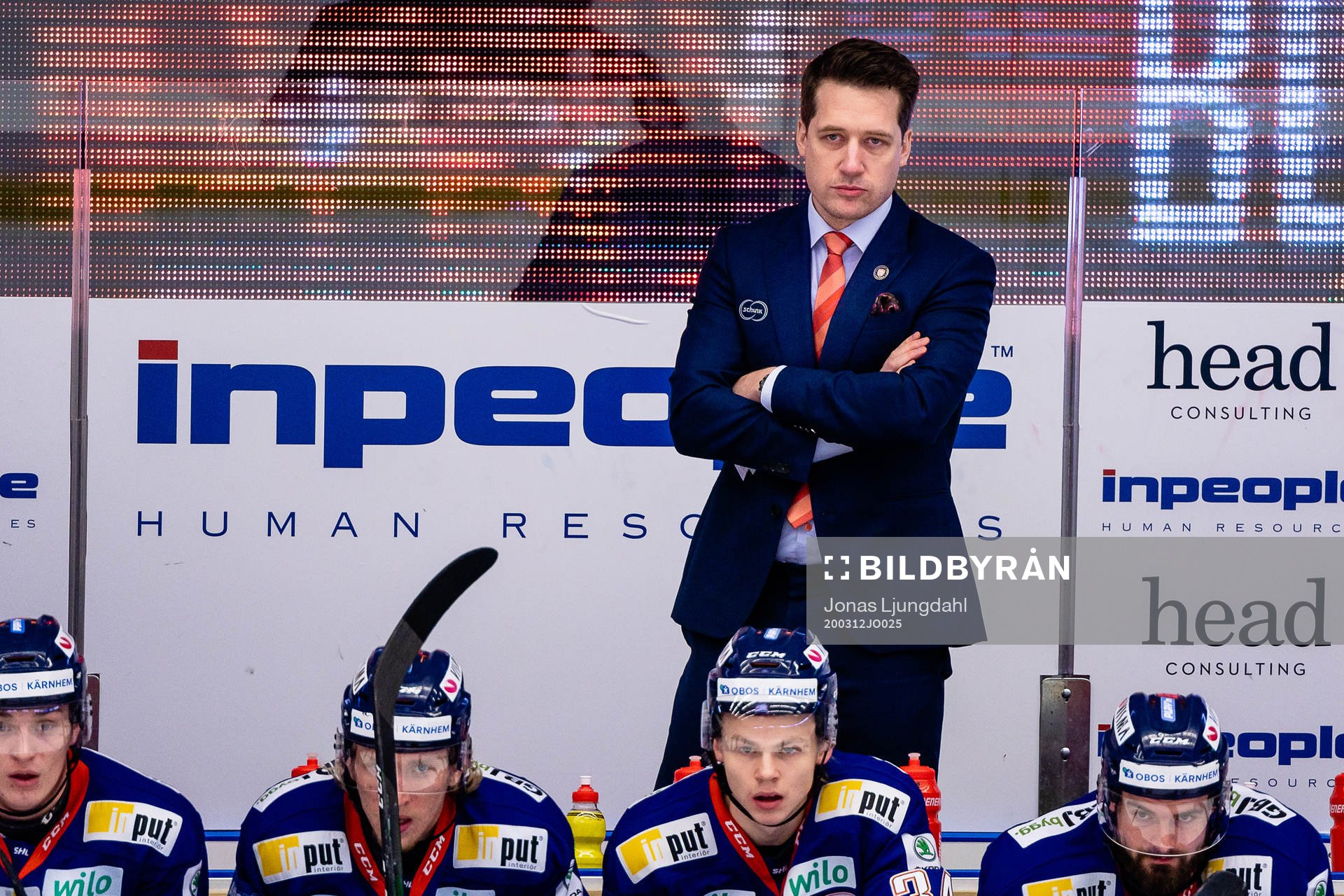 Växjös tränare Sam Hallam